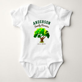 Green Tree Individuelle Name Family Wiedersehen Baby Strampler