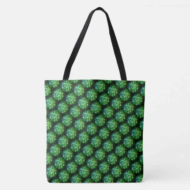 "Green Trellis" SchulterTasche (Vorderseite)