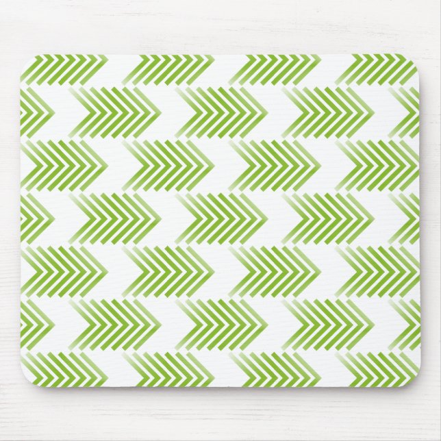 Green Tribal Arrow Muster Mousepad (Vorne)