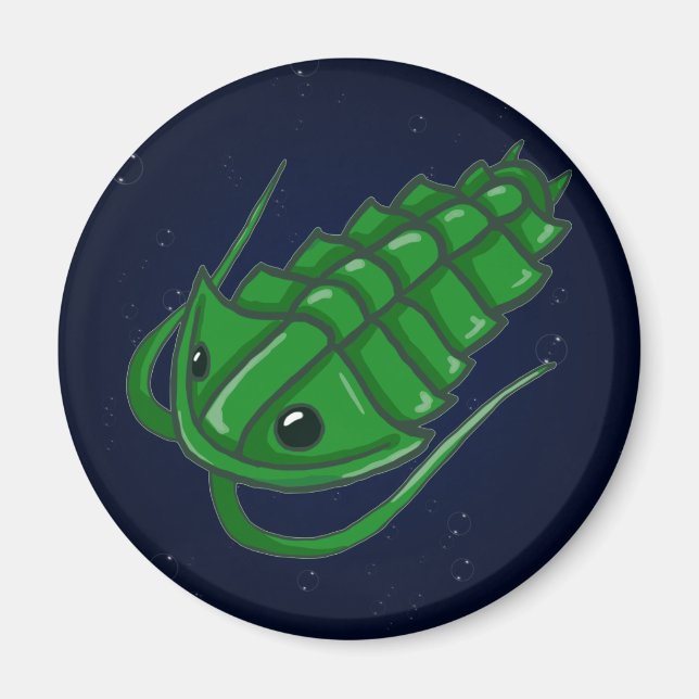 Green Trilobit Magnet (Vorne)