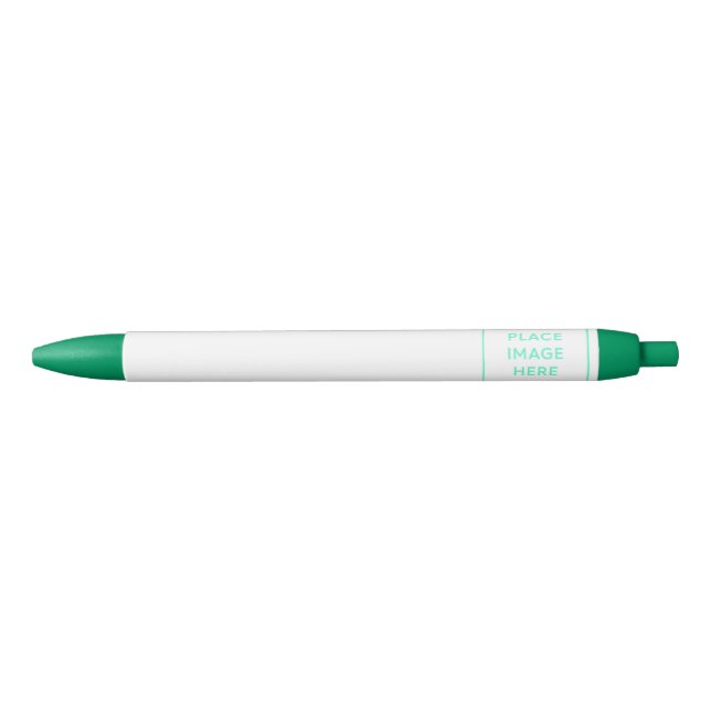 Green Trim Pen, schwarzer Tinte Kugelschreiber (Vorderseite)