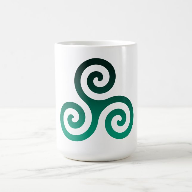 Green Triskele Kaffeetasse (Mittel)