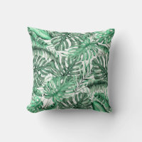 Green Tropical Palm Blätter Sommerinsel Breeze