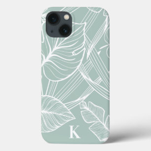 Green Tropical Palm Leaf Muster Case-Mate iPhone Hülle