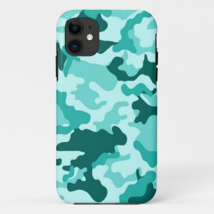 Green Turquoise Camouflage iPad 5 Fall Case-Mate iPhone Hülle