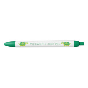 Green Turtle Viel Glück Charm Pen für Prüfungen un Kugelschreiber