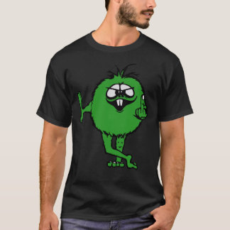 Green Typ Drehe Bird - 70er Retro T-Shirt