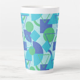 Green und Blue Bauhaus Style Milchtasse