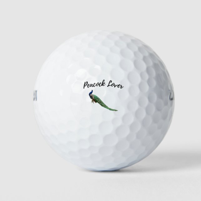Green und Blue Peacock Golfball (Vorderseite)