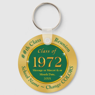 Green und Gold, Class of 1972, Gastgeschenke Schlüsselanhänger