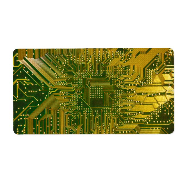 Green und Gold Electronic Computer Circuit Board (Vorne)