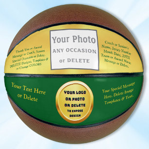 Green und Gold, Foto, Basketball Award Ideas,