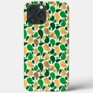 Green und Gold Glitzer Festive Pattern Fusion Case-Mate iPhone Hülle