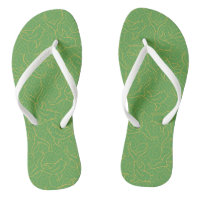 Green und Golden Koi Fish Design