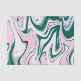 Green und Pink Agate Muster Seidenpapier