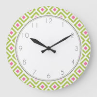 Green und Pink Diamond Ikat Muster