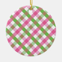 Green und Pink Gingham Net