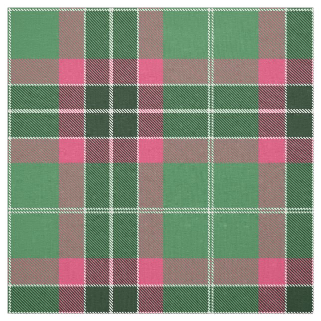 Green und Pink Tartan Stoff (Muster)