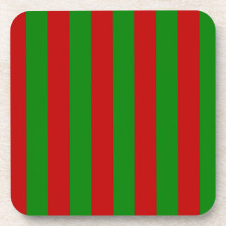 Green und Red Stripes Toksie Turbie Untersetzer