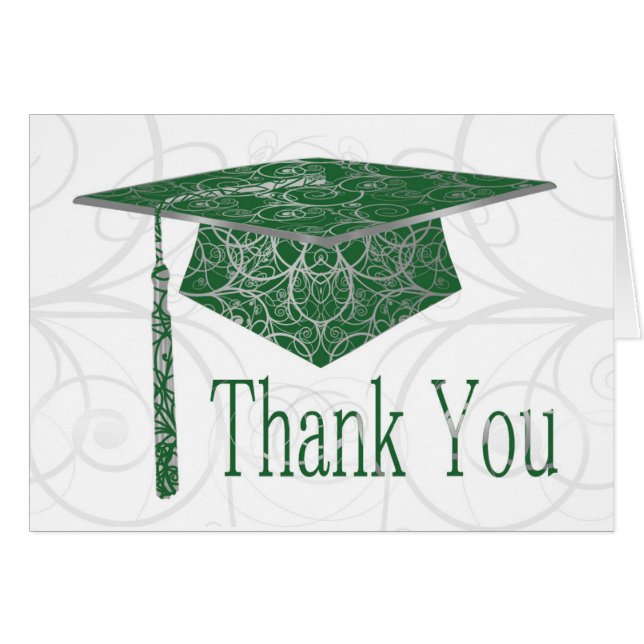 Green und Silver Floral Cap (Vorderseite (Horizontal))