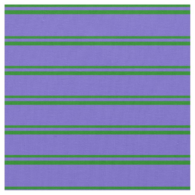 Green und Slate Blue Muster Stoff (Nahaufnahme)