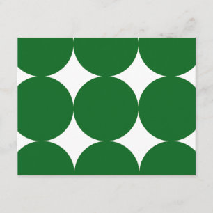 Green und White Modern Polka Dots RSVP-Karte RSVP Karte