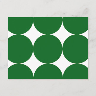 Green und White Modern Polka Dots RSVP-Karte RSVP Karte