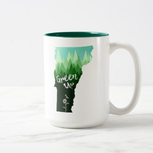 Green Up Vermont Zweifarbige Tasse