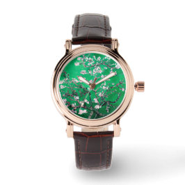 Green Van Gogh Almond Bllossoms Armbanduhr