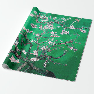 Green Van Gogh Almond Bllossoms Geschenkpapier