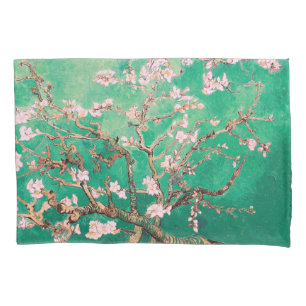 Green Van Gogh Almond Bllossoms Kissenbezug