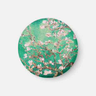 Green Van Gogh Almond Bllossoms Magnet
