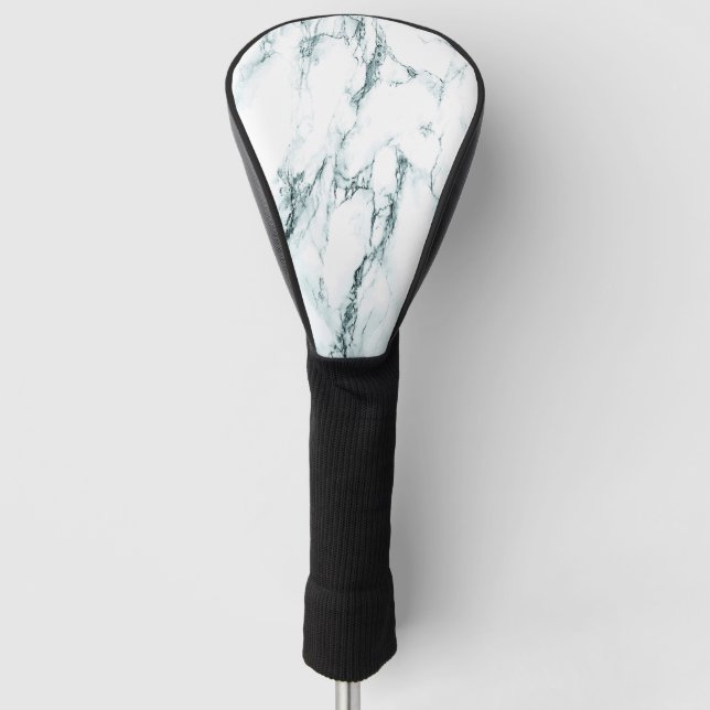 Green Vein Marble Look Golf Headcover (Vorderseite)