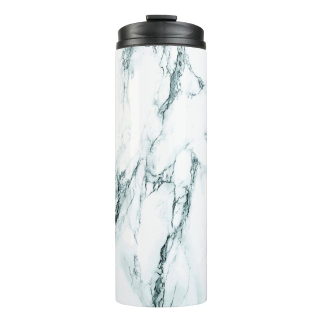 Green Vein Marble Look Thermosbecher (Vorderseite)