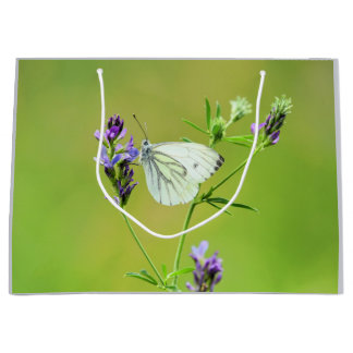 Green Veined White Butterfly Große Geschenktüte