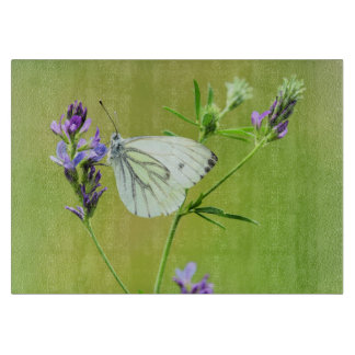 Green Veined White Butterfly Schneidebrett