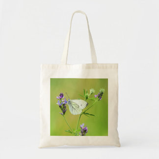Green Veined White Butterfly Tragetasche