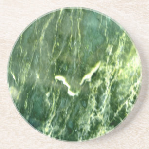 Green Verde Alpi Marble Getränkeuntersetzer