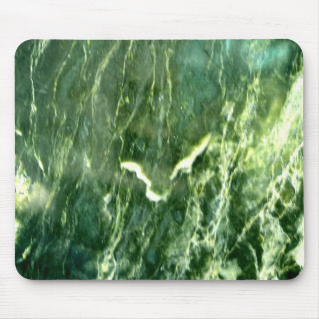 Green Verde Alpi Marble Mousepad (Vorne)