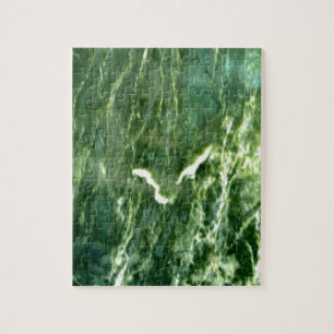 Green Verde Alpi Marble Puzzle