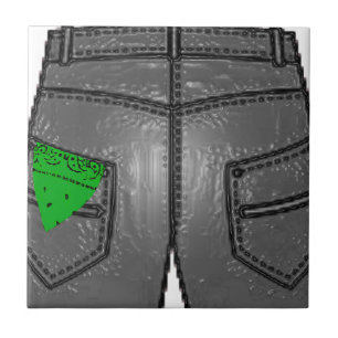 Green Verlassen Hanky Fliese