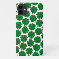 Green Vierblättriges Kleeblatt Pattern