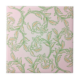 Green Vine Ceramic Tile Fliese