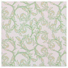 Green Vine Pattern Decorative Textile Fabric Stoff
