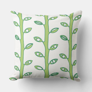 Green VINES Retro DESIGN Kissen Kissen