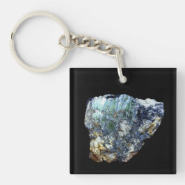 Green Vivianite Crystal Schlüsselanhänger