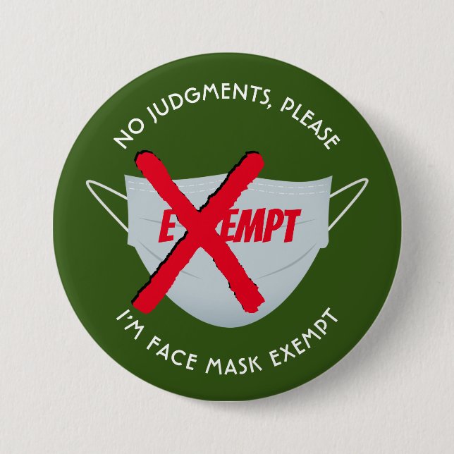 Green | VORAUSSETZUNG FÜR DIE OBERFLÄCHENMASKE Button (Vorderseite)