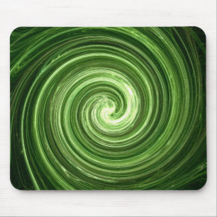 Green Vortex Mousepad