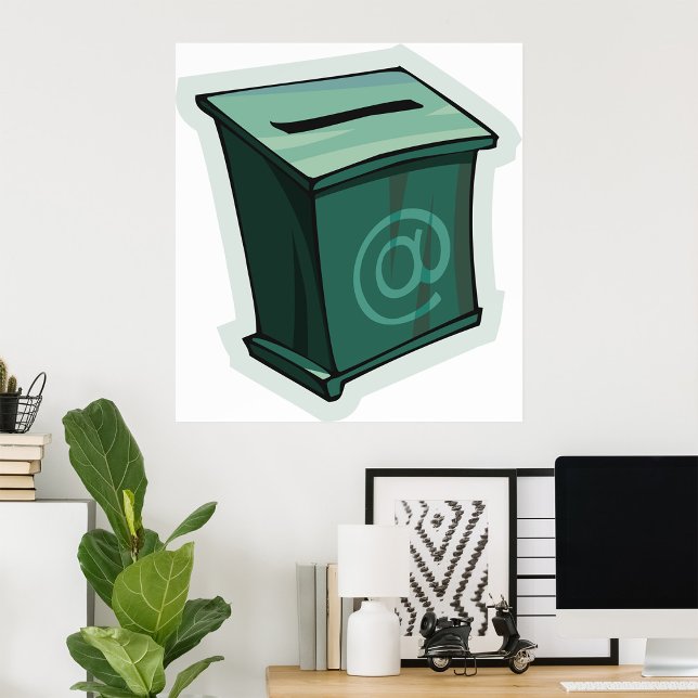 "Green Voting Box" Poster (Von Creator hochgeladen)