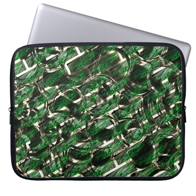Green 'wall' Effekt und dunkelste Blasen? Laptopschutzhülle (Vorderseite)